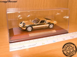 LAMBORGHINI MIURA P400 P-400 *SILVER PLATED* 1:43 MINT! - Imagen 1 de 1