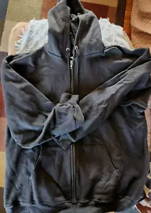 2001 Britney Spears "The Britney Tour" schwarzer Kapuzenpullover mit Reißverschluss Größe Erwachsene Large SELTEN - Bild 1 von 7