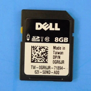 Genuine Dell 8GB iDRAC vFLASH SD HC Memory Card GR6JR - Picture 1 of 2