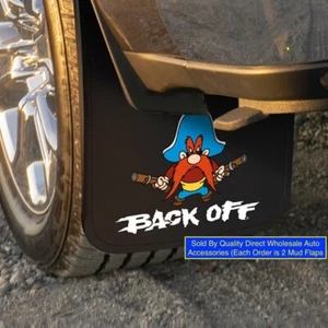 2 Pieces Yosemite Sam Mud Flaps Splash Guards Pickup Truck SUV New BEST GIFT - Picture 1 of 2