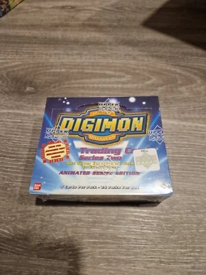 Digimon мультсериал 2 бустер коробка запечатанный Upper Deck Bandai - Изображение 1 из 4