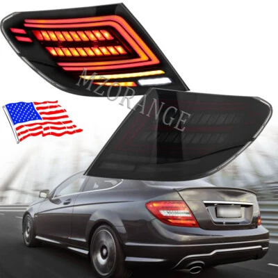 LED Tail Light Rear Lamp Brake For Mercedes Benz W204 C200 C250 C300 2007-2014 - Image 1 of 4
