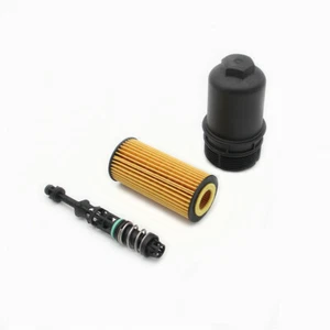 Oil Filter Housing Cap & Piece&Oil Filter Fit For VW Jetta Passat GTI AUDI A4 A6 - Picture 1 of 11