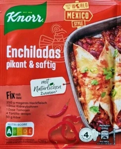 5x Knorr Enchiladas pikant & saftig für 20 Personen MHD. 08/2025 - Bild 1 von 1