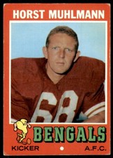 1971 Topps: Horst Muhlmann Football Cards #49