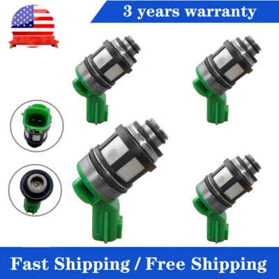 Juego de 4 inyectores de combustible para Nissan 2002 2003 2004 2006 2007 2008 2015 Frontier Foto 1 de 4