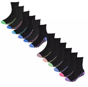 6 Paar Kinder Bambussocken Jungen Mädchen Design Socke schwarz Multi Haie Hunde - Bild 1 von 16