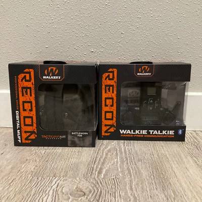 Walkers Recon Digital Electrónico Manguito Usado en Batalla FDE Camuflaje y Walkie Talkie COMBO Foto 1 de 4