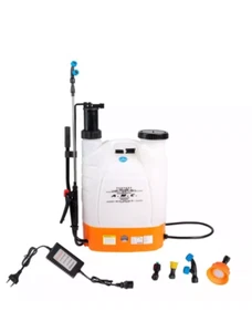 Pompa A Spalla Elettrica Batteria 16 litri Due Funzioni Manuale e Batteria - Foto 1 di 1