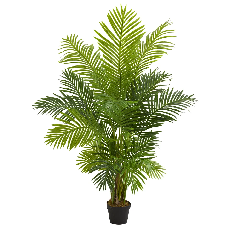 Hawaii Palm faux Tree Natural 5’ Decor Realistic Plant - Image 1 of 1