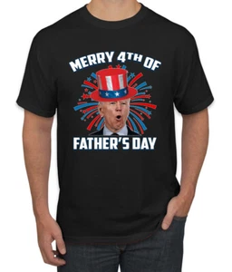Joe Biden Merry 4th Of Father's Day Funny 4th of July Men - Picture 1 of 28