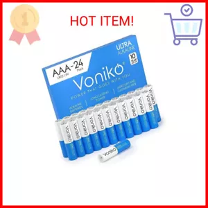 Voniko - Premium Grade AAA Batteries - 24 Pack - Alkaline Triple A Battery - Ult - Picture 1 of 2