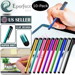 10pcs Touch Screen Pen Stylus Universal For iPhone iPad Samsung Tablet PC Pencil - Picture 1 of 7