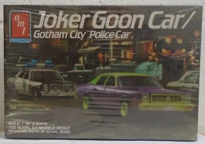 Batman 1989 Película Joker Goon Gotham City Coche de Policía Modelo Kit AMT Ertl SELLADO Foto 1 de 4