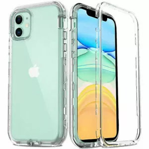 For Galaxy A51 A20 A6 Front And Back Clear Gel Transparent Cover 360 Protection - Picture 1 of 9