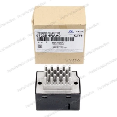 Blower Motor Resistor for 11-15 Hyundai Sonata Kia Optima Hybrid 972354RAA0 - Image 1 of 4