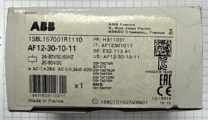 ABB AF12-30-10-11 1SBL157001R1110 CONTACTOR 20-40VDC 24-60VAC **NEW IN BOX** - Bild 1 von 6