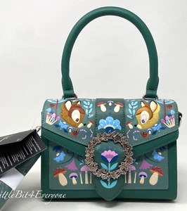 NWT GENUNE Loungefly X Disney Bambi & Faline Folk Art Crossbody Bag EXCLUSIVE - Picture 1 of 23