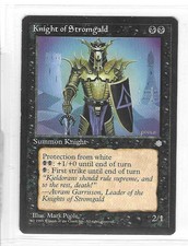 MTG ICE AGE --- KNIGHT OF STROMGALD --- Uncommon! NM! Magic the Gathering!