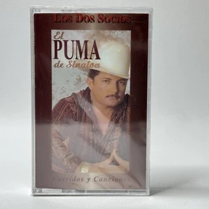 El Puma de Sinaloa Cassette Corridos y Canciones Los Dos Socios Rare New - Picture 1 of 2