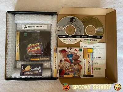Street Fighter Collection Sega Saturn - NTSC-J Japan VGC CIB - Tracked - Image 1 of 4