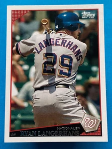 2009 Topps Ryan Langerhans #13 Washington Nationals - Picture 1 of 2