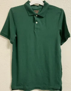 🐊 Cat & Jack Kids Short Sleeve Pique Uniform Polo Shirt Green (Select Size)🆕 - Picture 1 of 3
