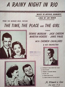 Foto de actriz Martha Vickers 1946 de Martha Vickers partitura musical vintage - Imagen 1 de 3