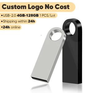 128 GB USB2.0 Metall-Flash-Laufwerk kostenlos individuelles Logo 10 Farben echte Kapazität tragbar - Bild 1 von 18