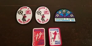 LOT OF 5 VINTAGE PATCHES BIKE-A-THON AYSO AND SOCCERAMA 1985 - Picture 1 of 11