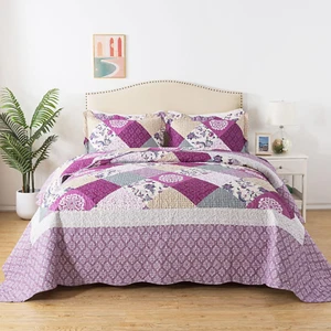 Oversized King Bedspreads 120X120-3 Pcs California King Quilt, Extra Large Quilt - Picture 1 of 7