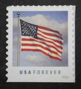 SCOTT #5055 FLAG, FOREVER BOOKLET STAMP, 2016, MINT CONDITION L@@K! - Picture 1 of 1