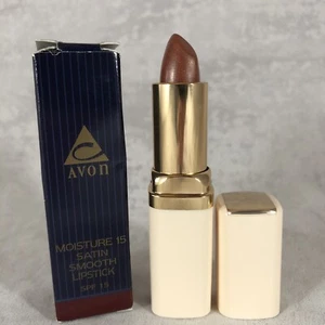 AVON  Moisture 15 Satin Smooth Lipstick SPF 15 Bronze New In Box NOS - Picture 1 of 3