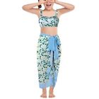 Kids Girls Swimsuit Rashguard Beach Skirt Set Swimming Bathing Suit Quickly Dry