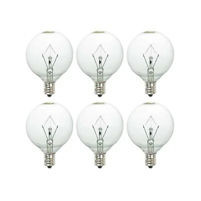 Calentador de cera de vela de 25 vatios bombilla 6 paquetes perfumado vida extra larga 2000 horas Foto 1 de 4