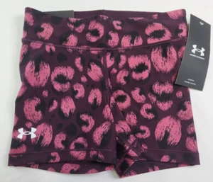 Under Armour Womens Purple Heat Gear Compression Mid Rise Shorty Size XS Cool Dr - Picture 1 of 4