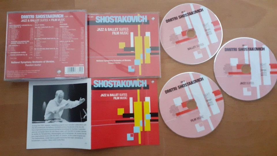 3-CD-Box Dmitry Shostakovich (Composer) Jazz & Ballett Suites und Film Music - Bild 1 von 1