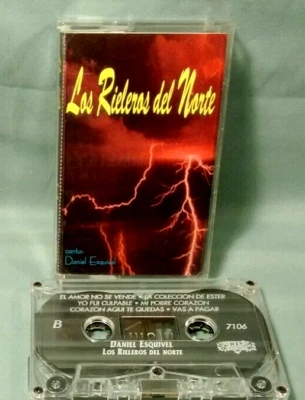 Los Rieleros del Norte, Canta Daniel Esquivel, 1995 JOEY RECORDS. CASSETTE TAPE - Image 1 of 2