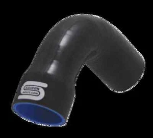 SiliconHoses.com 90 Degree Silicone Reducing Elbow/Reducer Hoses BLUE/BLACK - Picture 1 of 1