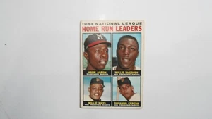 Topps Baseballkarte 1964 #9 N.L Home Run Leaders - Bild 1 von 2