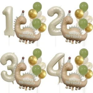 Dinosaur Foil Balloons Set Air Baloons Children Birthday Party T-REX RAPTOR Dino - Picture 1 of 32