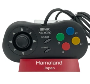 SNK Neo Geo Controller Pad for Original NeoGeo CD Black Game Japan Used - Picture 1 of 11