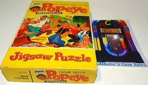 Popeye the sailer man kids cartoon jigsaw puzzle vintage original nice- - Picture 1 of 6