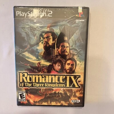 Romance of the Three Kingdoms IX (Sony PlayStation 2, 2004) Novo em folha Estado perfeito - Imagem 1 de 4
