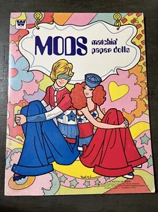 Vintage WHITMAN 1973 MODS MATCHIN’ Paper Doll Book #1947 UNCUT MINT ORIGINAL - Bild 1 von 5