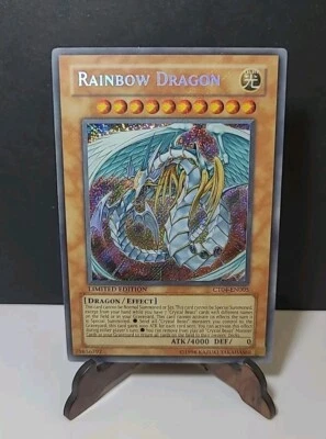 Yu-Gi-Oh! Rainbow Dragon ( Drago Arcobaleno ) EDIZIONE LIMITATA Rara Segreta Eng - Immagine 1 di 4