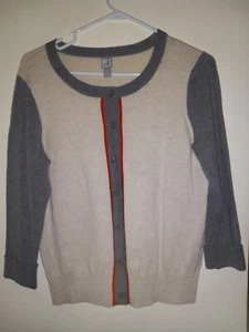 JCP Damen Strickjacke Pullover haferflockengrau Gr. M - Bild 1 von 4
