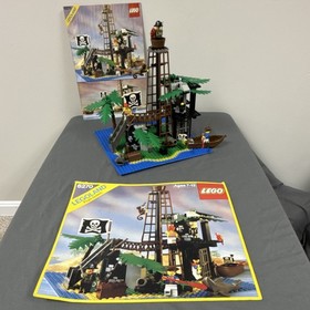 LEGO Forbidden Island 6270 Pirates Complete Set lid & Instructions Vintage 1989