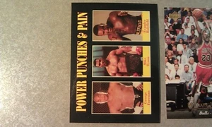 George Foreman Mike Tyson Evander Holyfield Boxing Power Punches & Pain OVERSIZE - Picture 1 of 2