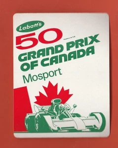 VINTAGE 1970'S LABATT'S 0 GRAND PRIX OF CANADA MOSPORT DECAL - Bild 1 von 2
